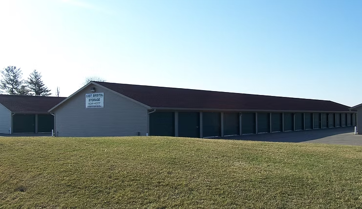 Exterior view of East Bristol Storage buildings and drive-up units